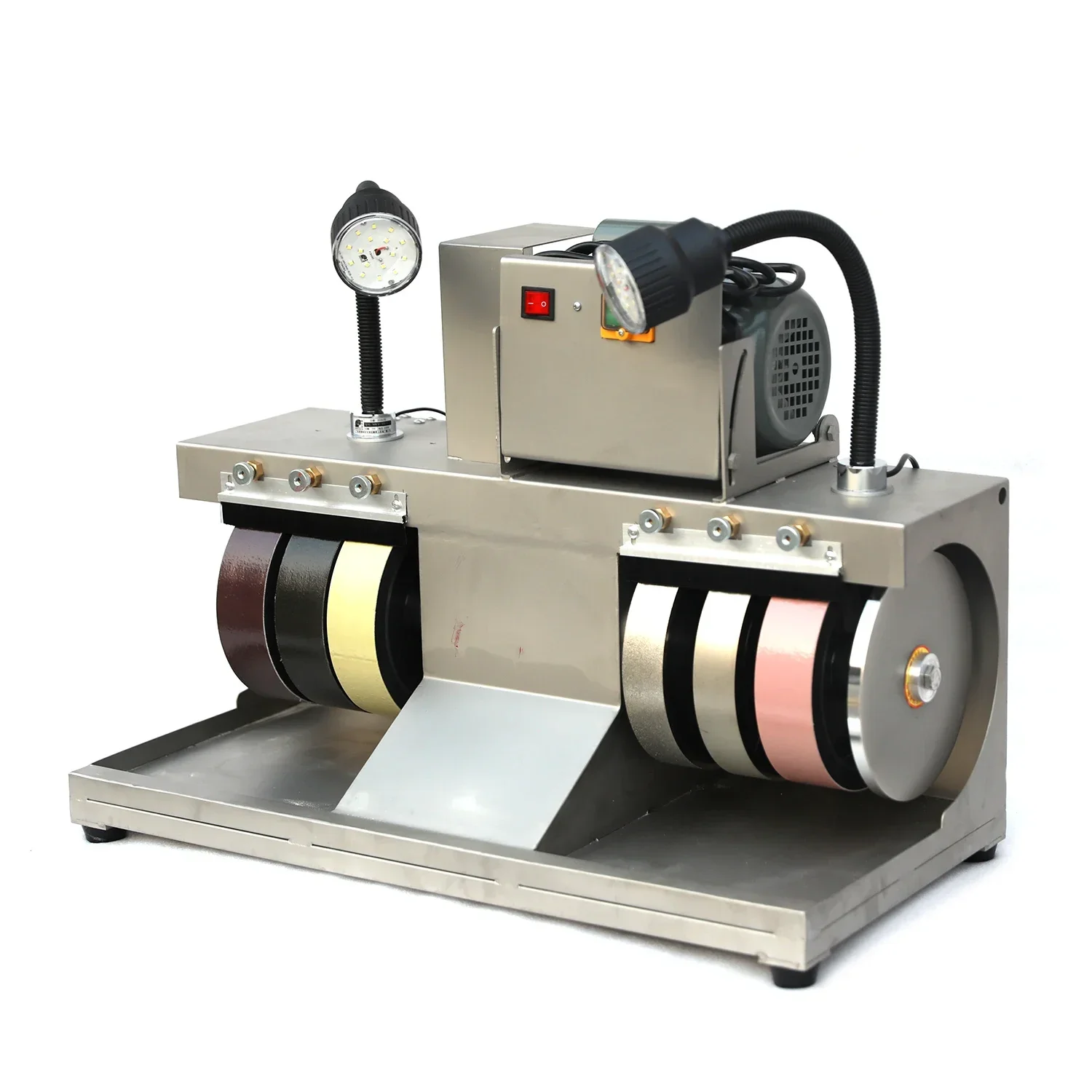 For NEW Arrives   8 Inch Lapidary Gemstone Polishing Machine Cabbing Machine Lapidary Stone Faceting Equipment