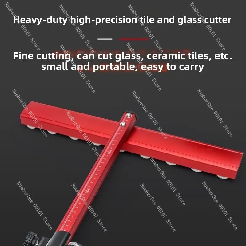 Glass Cutter T-Type Push Knife Glass Push Knife New Reinforced Push Knife Thick Glass Cutting Tile Scraper
