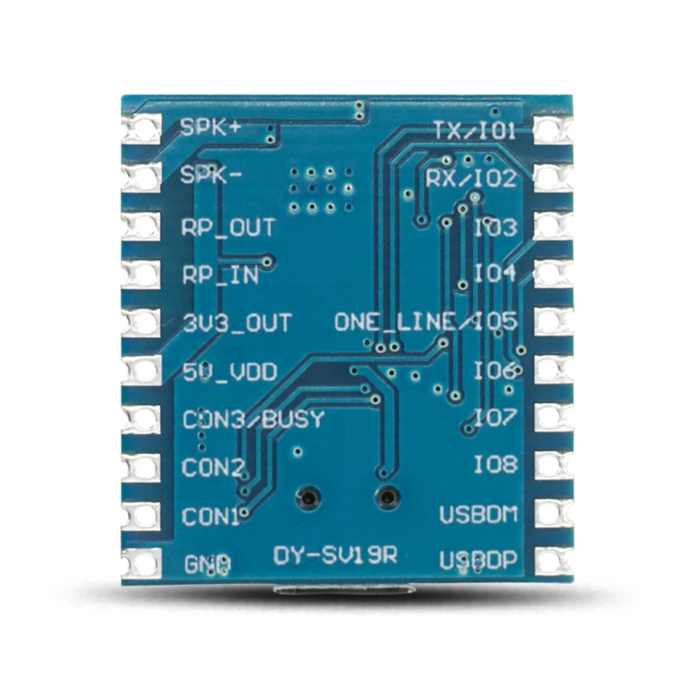 Il modulo di controllo della riproduzione vocale attiva i Trigger del segmento di controllo della porta seriale MP3 Storage integrato IO Trigger