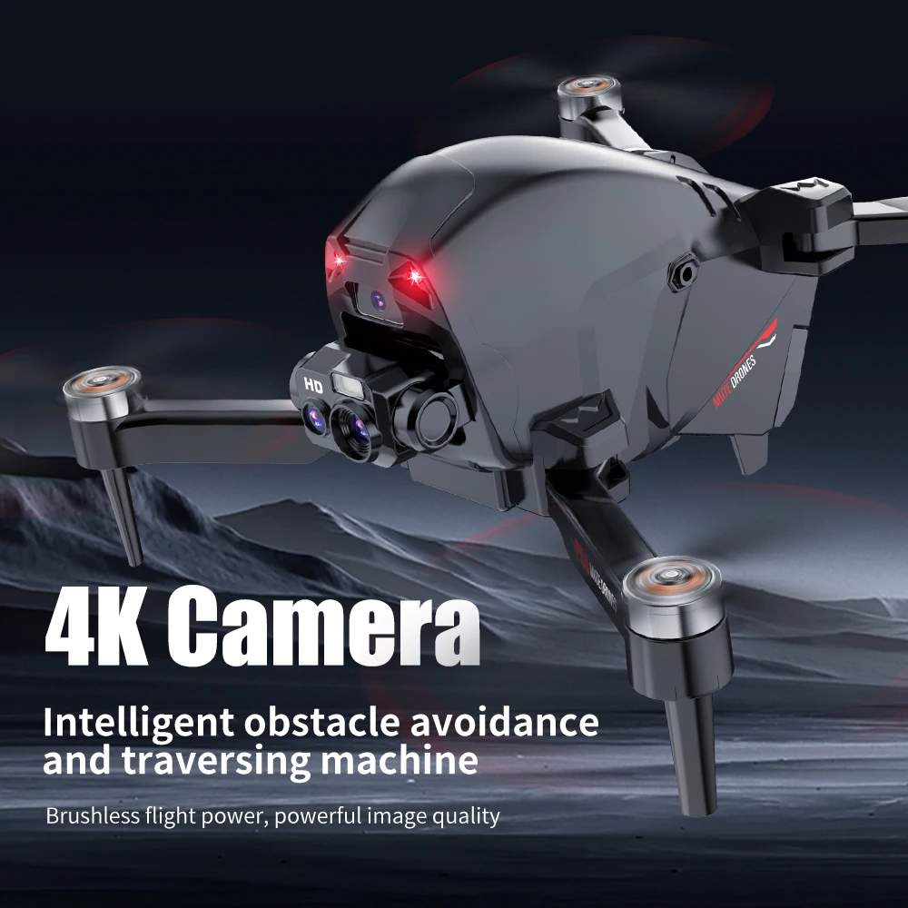 Professional 8K Foldable Drone with 4k Camera FPV Dron Obstacle Avoidance Long Distance Remote Control for Aerial Photography HD