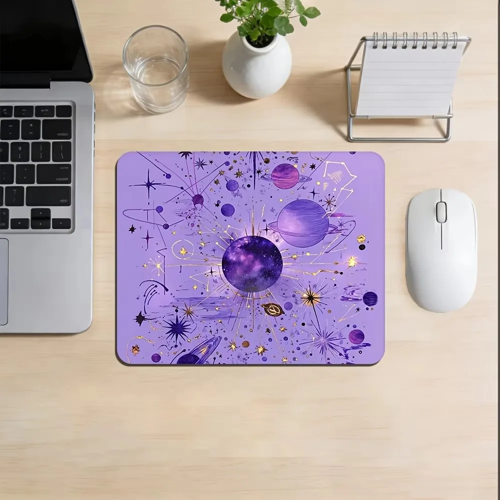 CIFBUY Starry Mouse Pad Waterproof Non-Slip Gaming Keyboard Mat Office Desk Pad Durable Computer Mousepad Retro Decor