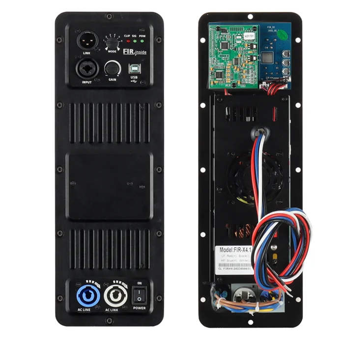 400W+150W DSP 전문가용 2웨이 클래스 D 앰프 보드, 액티브 스피커용 액티브 2주파수 증폭 모듈