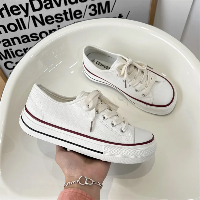 Women Canvas Shoes Women Fashion Summer Casual Sneakers Student Casual Shoes High Top Woman Vulcanize Shoes