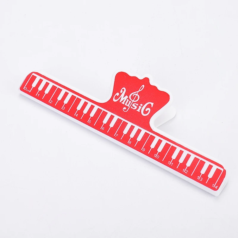 

Holder Music Sheet Clip ABS Clips 4x2x1cm For Guitar Magazines Newspapers Page Parts Recipe Song Stands Duable