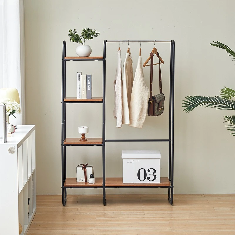 Multi-layer clothing and sundries storage rack, indoor floor-to-ceiling hanger, storage rack, clothes hanging, integrated single