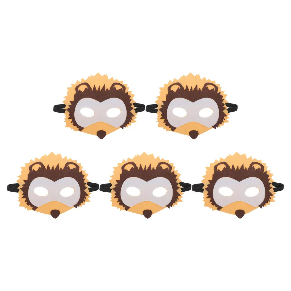 

5pcs Animal Funny Children Cartoon Mask Cartoon Masks Kids Party Cosplay Halloween Carnival Masquerade Reusable Toy Decor