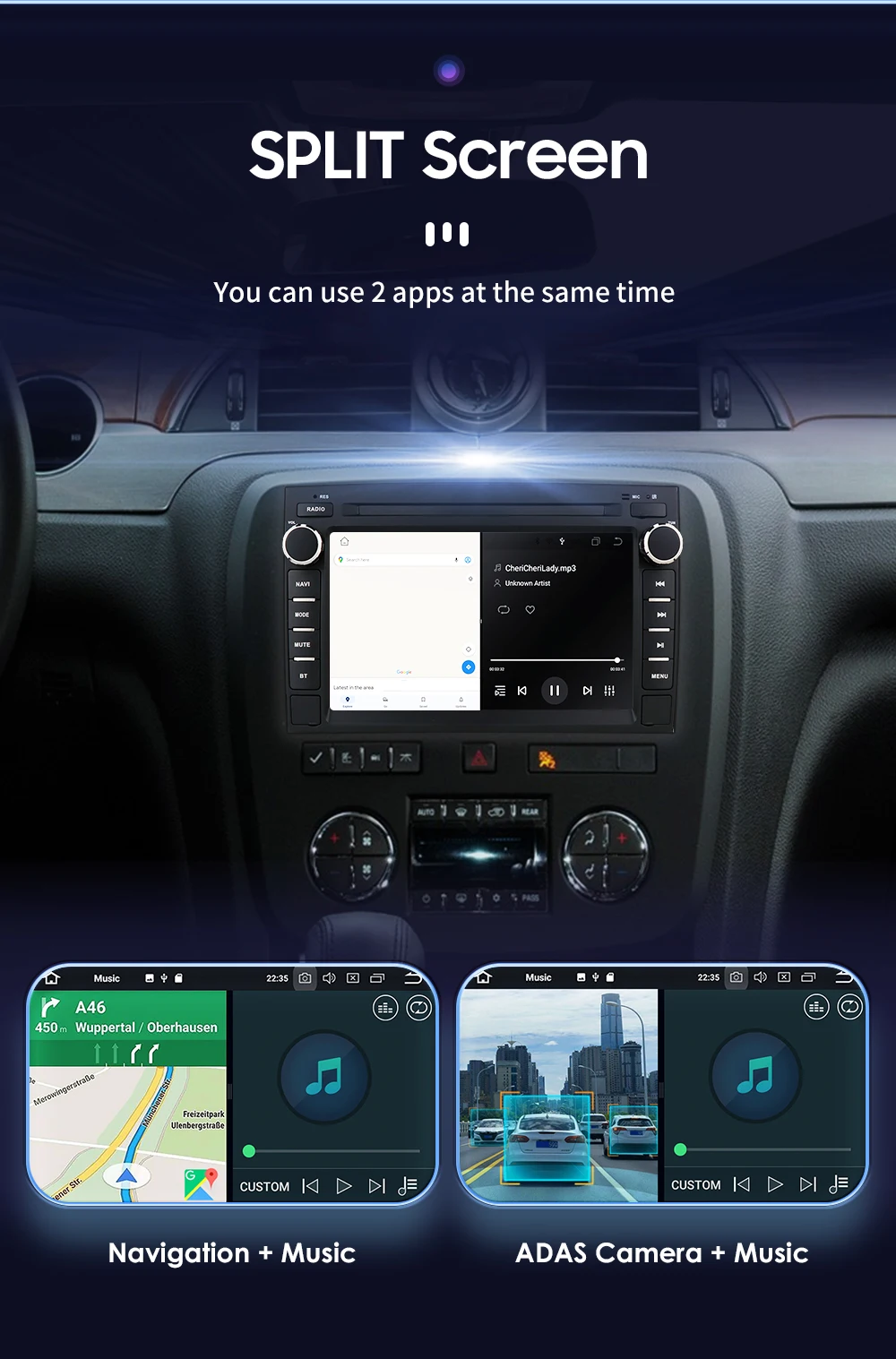 Car Radio Android for Chevrolet Silverado Impala Traverse Avalanche Express GMC Yukon Sierra Acadia Savana Multimedia Player
