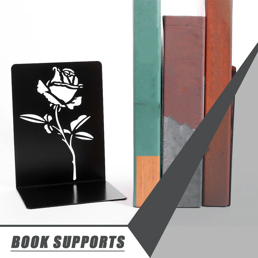 

2 шт. полые подставки для книг, металлические подставки для книг, дизайнерская стойка для журналов, поддержка книг, дисплей для хранения в домашнем офисе
