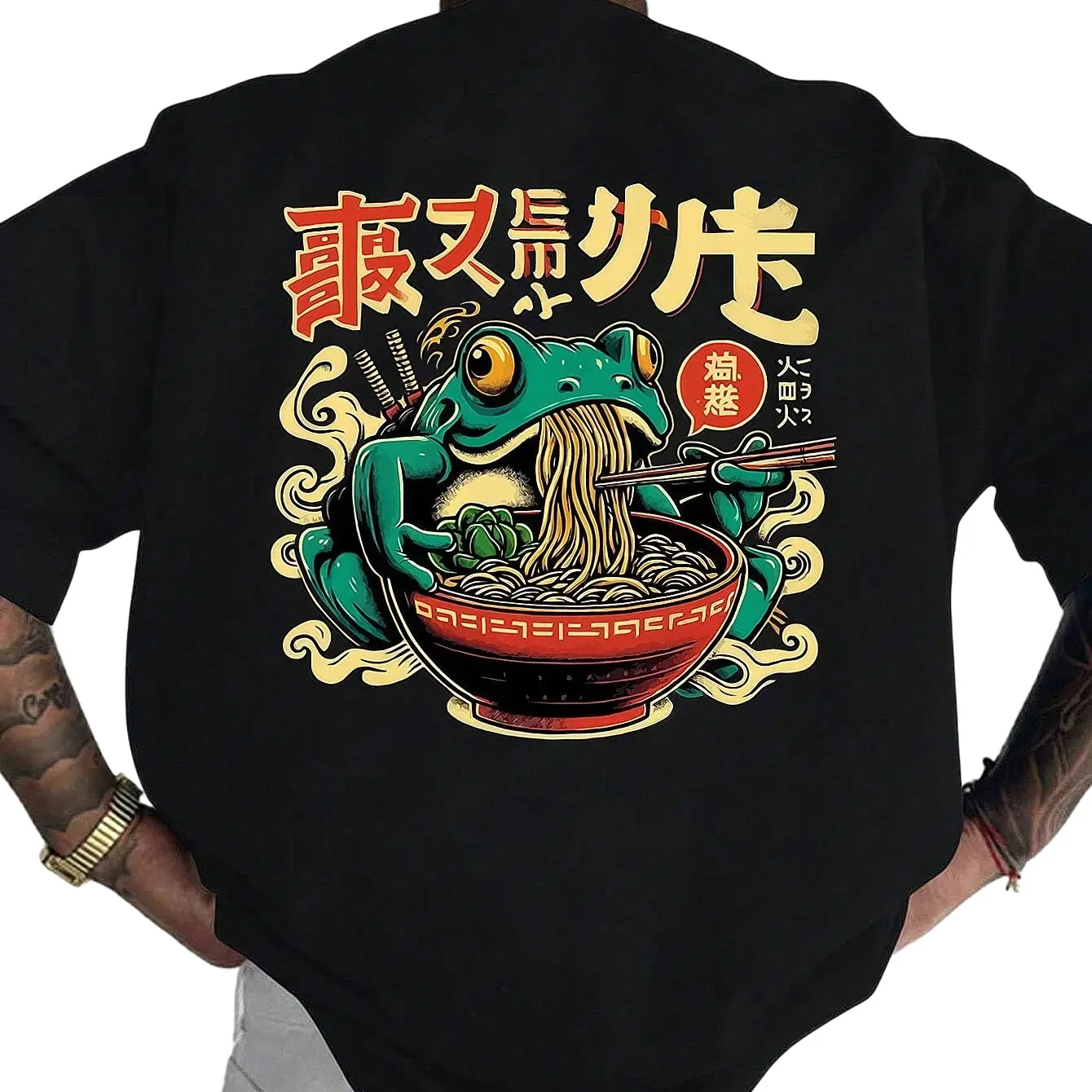 

Novel Pattern T-shirt 2025 Men's Summer New Products Are Hot-selling Trend Fashionable and Comfortable Cotton Crew Neck Top