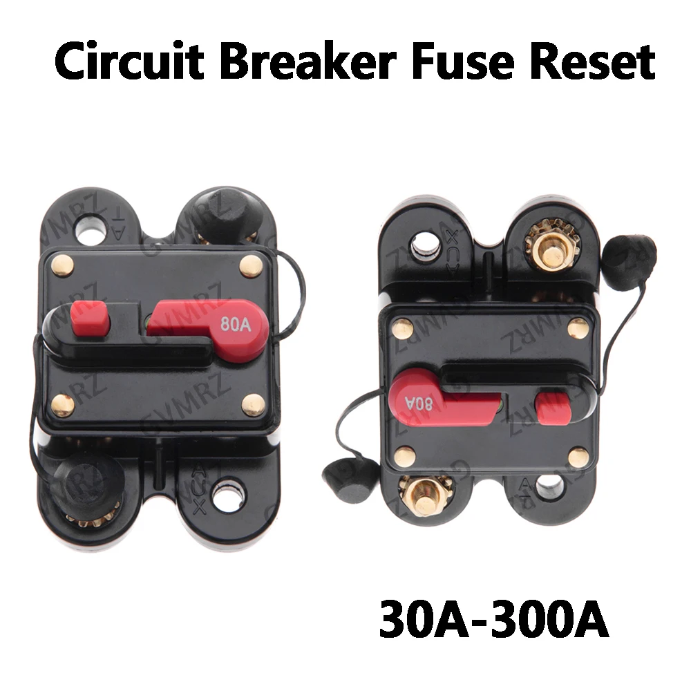 250A 300A 150A 200A 30A 40A 50A 60A 70A 80A Circuit Breaker Fuse Reset 100A 120A AMP Waterproof Boat Car Circuit Breaker