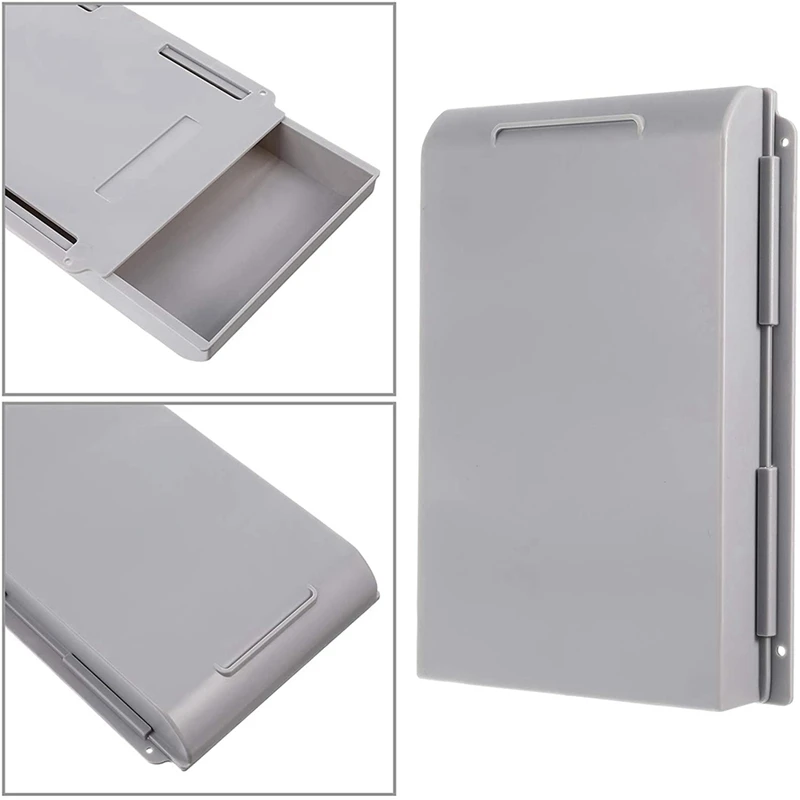 2 Pcs Under-Desk Drawer Storage Box Self-Adhesive Desk Drawer Office School Home -Up  Desk Drawer