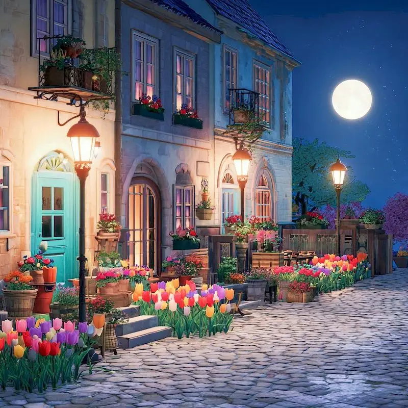 

GATYZTORY DIY Pictures By Number House Kits Painting By Numbers Landscape Drawing On Canvas Hand Painted Paintings Gift Home Dec