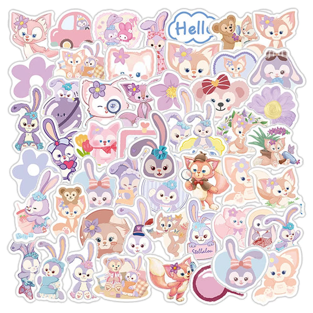 10/30/50 stuks Schattige Disney LinaBell Graffiti Stickers Kawaii Pluche Fox Girl Cartoon Decals DIY telefoon case Notebook Sticker