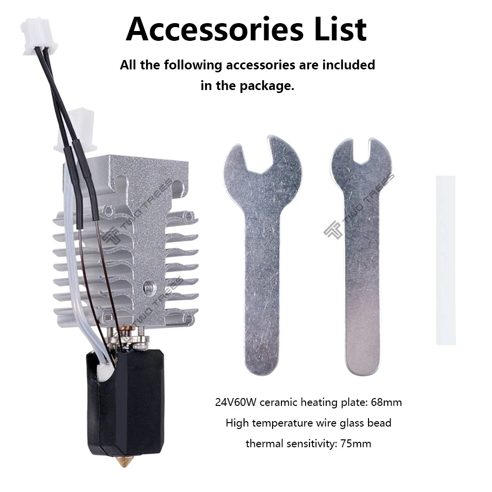 Do Creality Ender 3 V3 SE Upgrade Hotend 24V 60W Ceramiczna głowica drukująca Ender 3 V3 Części do Ender 3 V3se Hotend Części do drukarek 3d — zdjęcie produktu 4