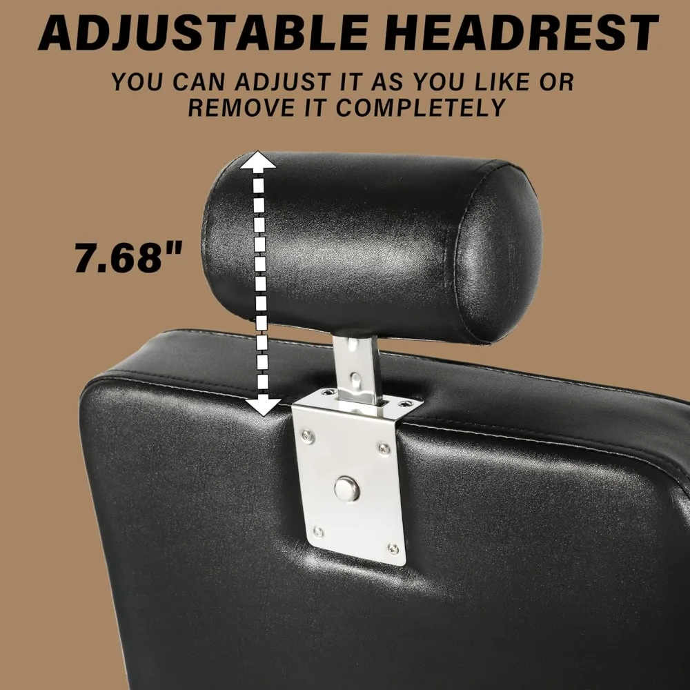 Hydraulic Salon Chair Heavy Duty Hair Stylist for Barber Chair Tattoo Beauty Equipment image 5