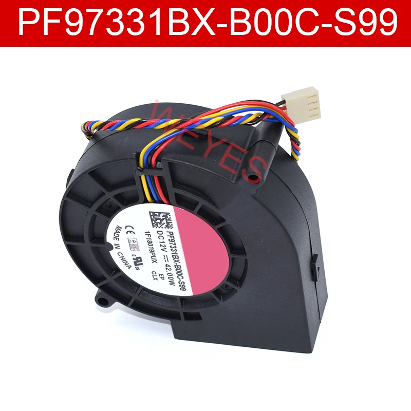 Genuine new for SUNON PF97331BX-B00C-S99 12V 42W 4-wire Cooling Fan For HIKVISION Video Recorder