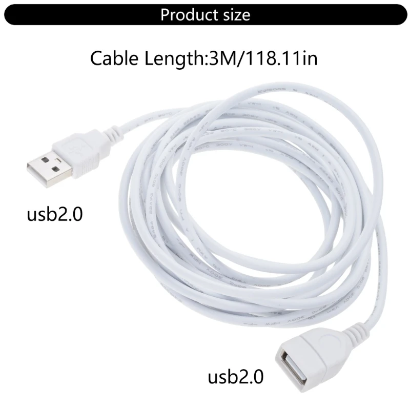 Electronics And Gadgets With C - 300CM USB Male To Female Charging