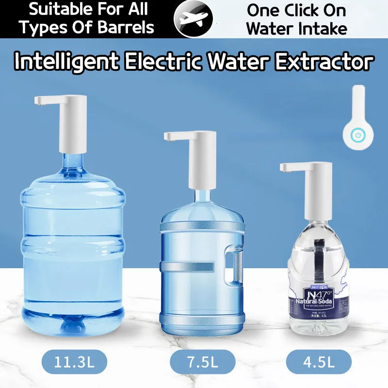 

Умный электрический диспенсер для водяного насоса - сенсорное управление, USB-зарядка, система автоматического наполнения для дома, различные размеры ведра