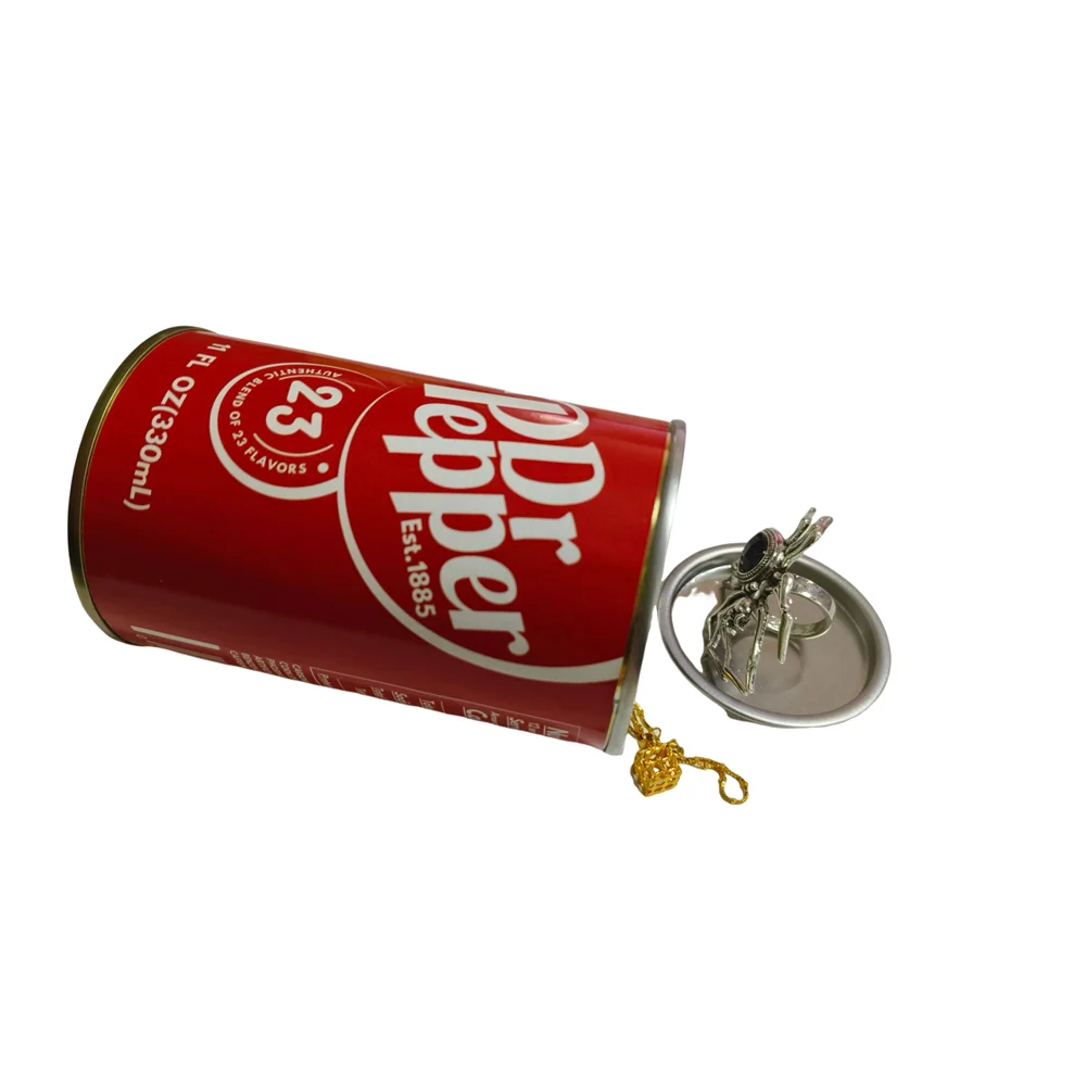 Metal Aluminum Coin Jar Fake Cola Can Personal Money Fake Beverage Jar Creative Safe Unexpected Storage Box Appearance Disguised