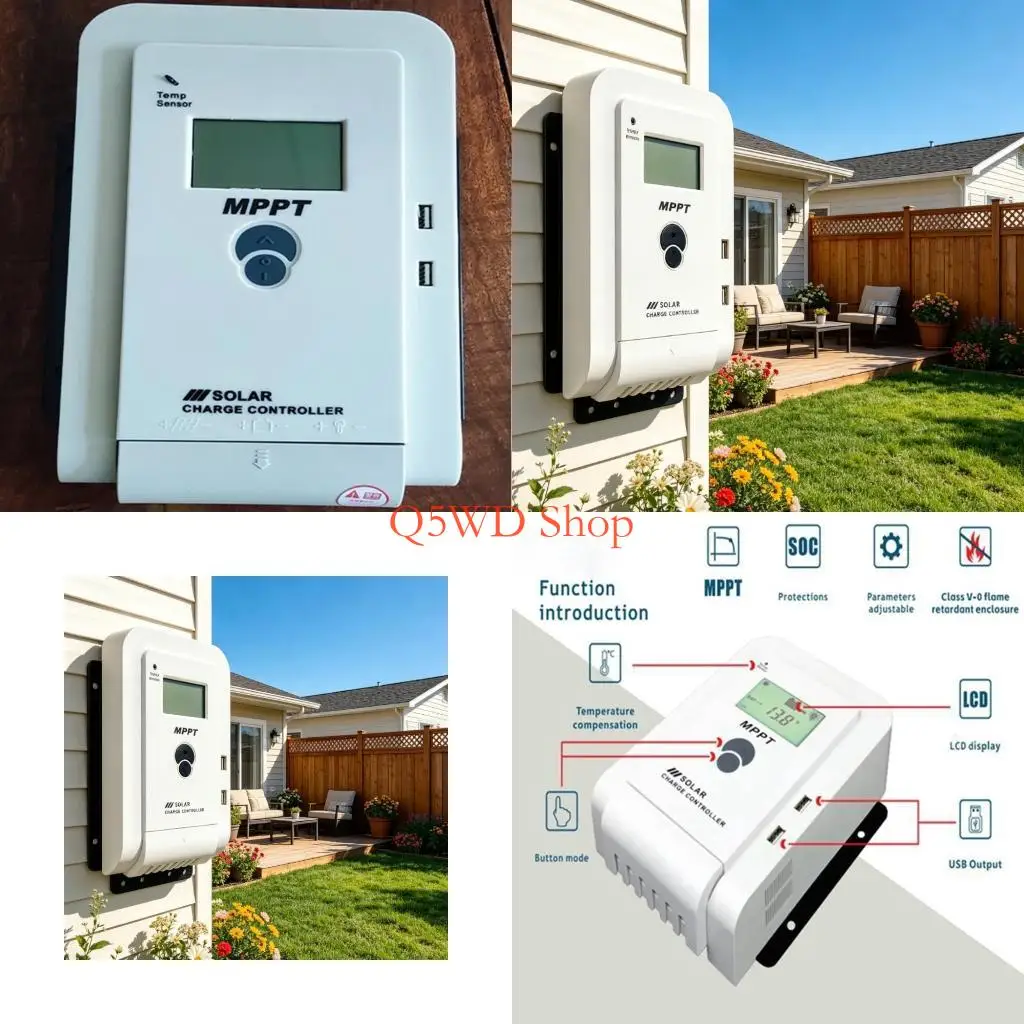 Q5WD Improved MPPT Solar Device Handling 100V greatest Input And Low potential Safety For Mobile Homes Water Houses