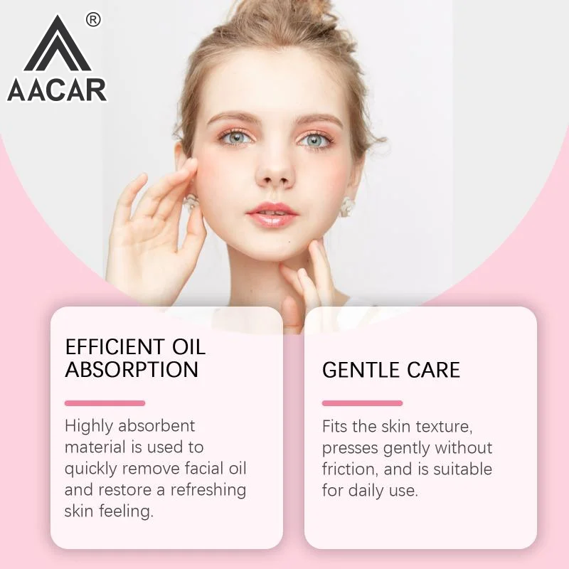 Face Oil Blotting Paper Protable Matting T-Zone Deeply Pores Oily Control Cleansing Oil-Absorbing Gentle Fragrance Wipes Sheet