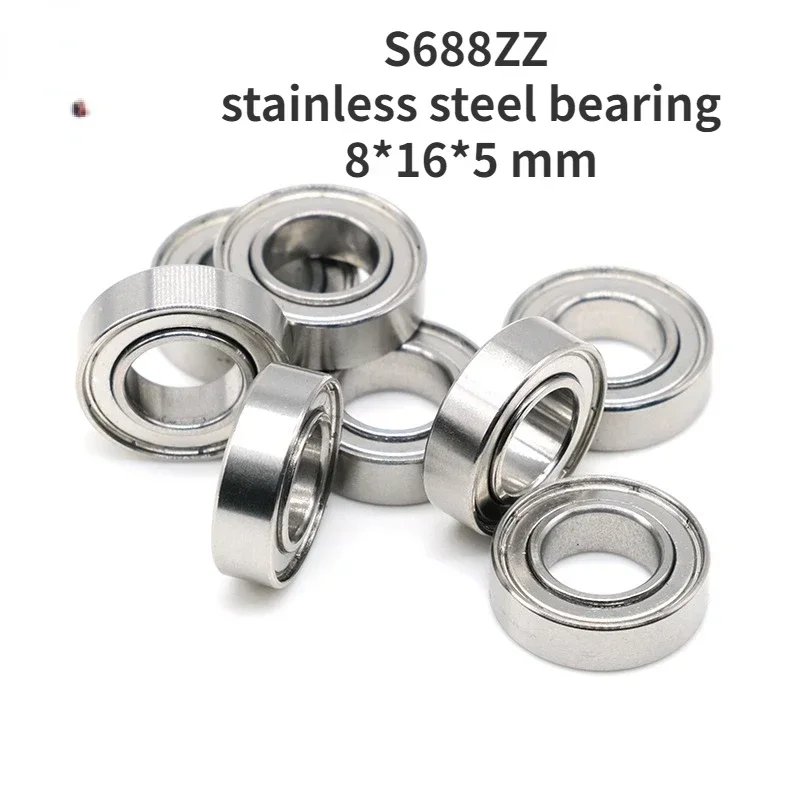 S688ZZ stainless steel bearing 8*16*5 Soy milk machine small household appliance bearing motor motor bearing