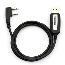 Walkie Talkie Programming Cable, USB Line for Baofeng UV5R, BF888S, Kenwood Quansheng Two Way Radio, Dual Radio, Write Frequency