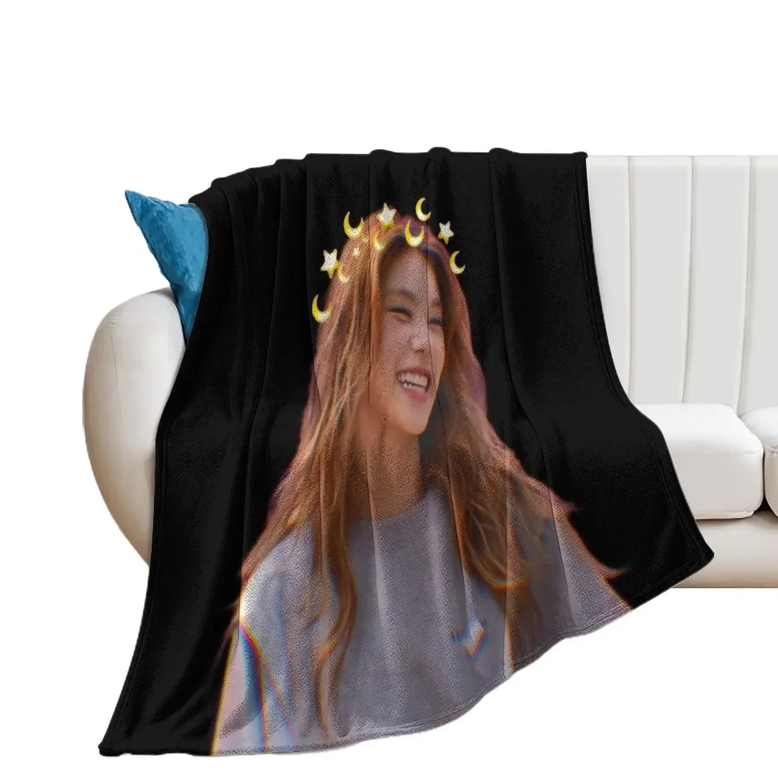 ITZY - Yeji - kpop Throw Blanket Sofa Quilt Decoratives Sofa Throw Blankets