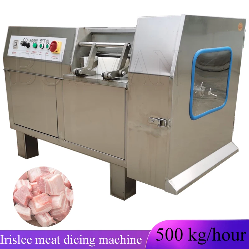 Stainless Steel Frozen Fresh  Meat Cube Cutting Dicing Machine Commercial Automatic