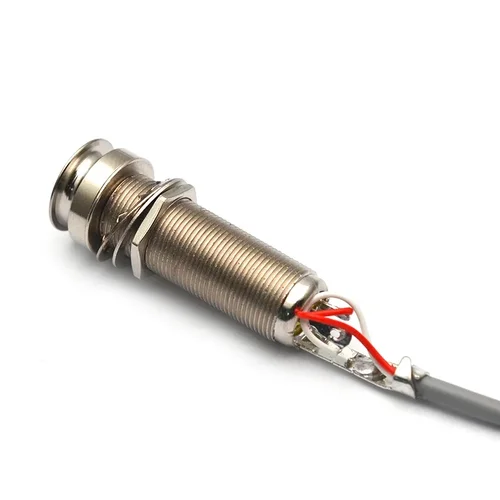 Imagen 2 del producto Cable Jack Endpin para guitarra acústica, conector Jack de 6,35 pines, enchufe de 3 pines