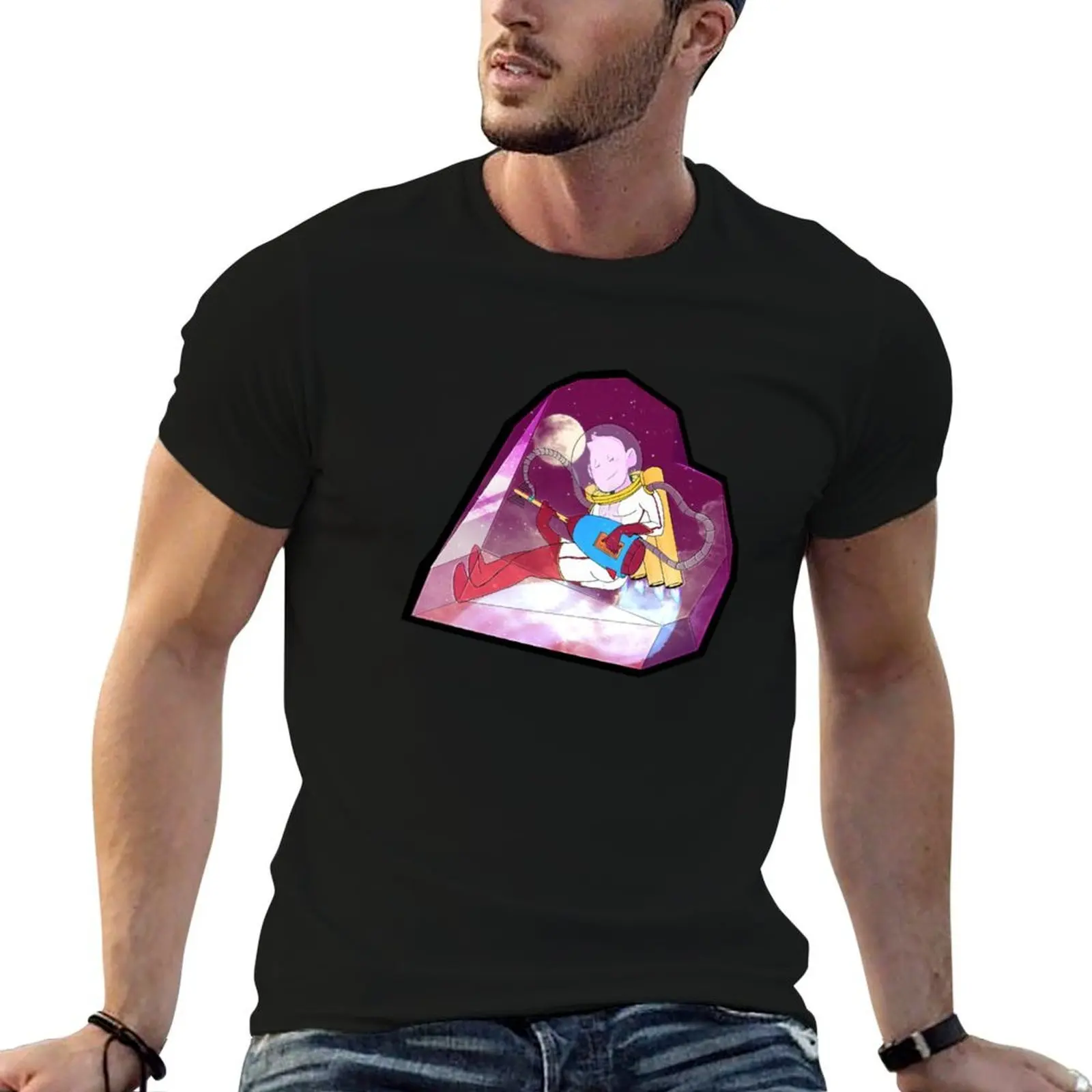 Space Prism Bard T-Shirt sweat summer tops Men's t shirts