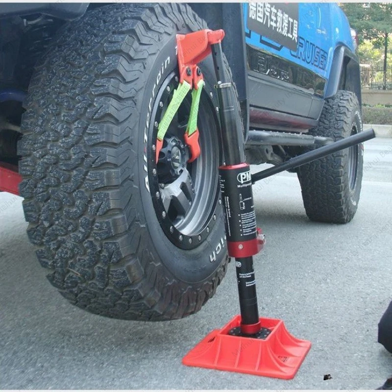 New PMP Monkey Climbing Pole Outdoor Escape Rescue Car Hand Crank Hydraulic Jack Off-road Vehicle Tire Lift Modification