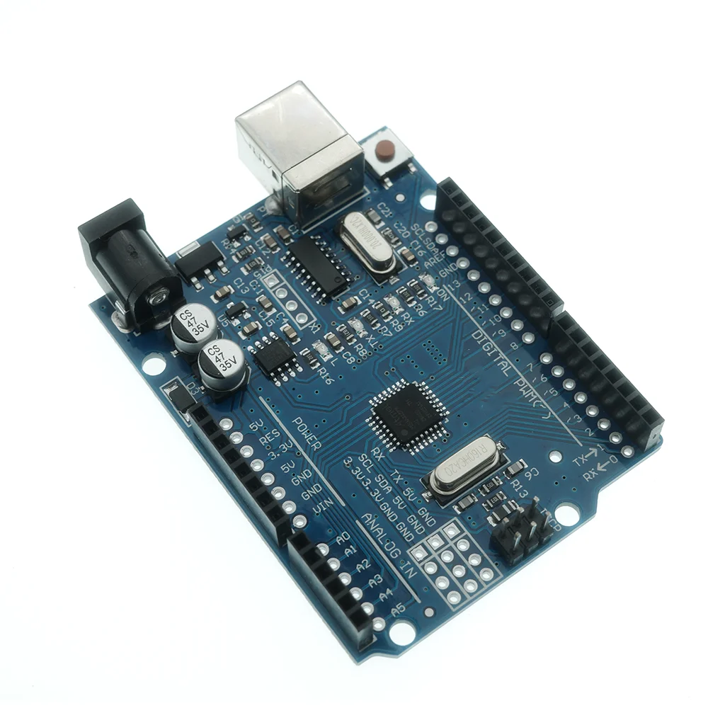 Exquisite Craftsmanship UNO R3 Development Board ATmega328P Core Compatible with Arduino DIY Kit with Unsoldered Headers -Y41A