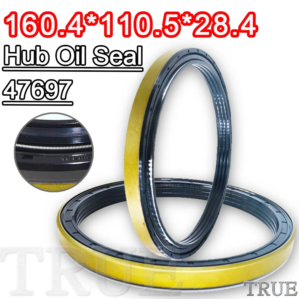 Hub Oil Seal 160.4*110.5*28.4 For Tractor Cat 47697 160.4X110.5X28.4 Nitrile NBR Nok Washer Skf Orginal Quality Heavy Rebuild