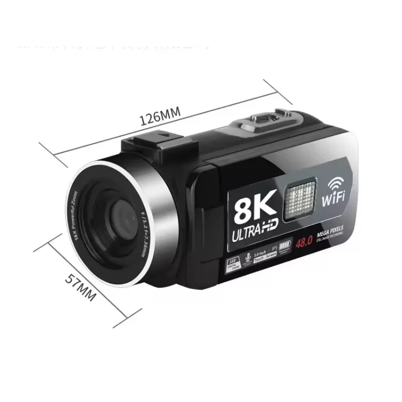 

STLF WJW WiFi 8K Video High Quality HD Camcorder for Living Streaming