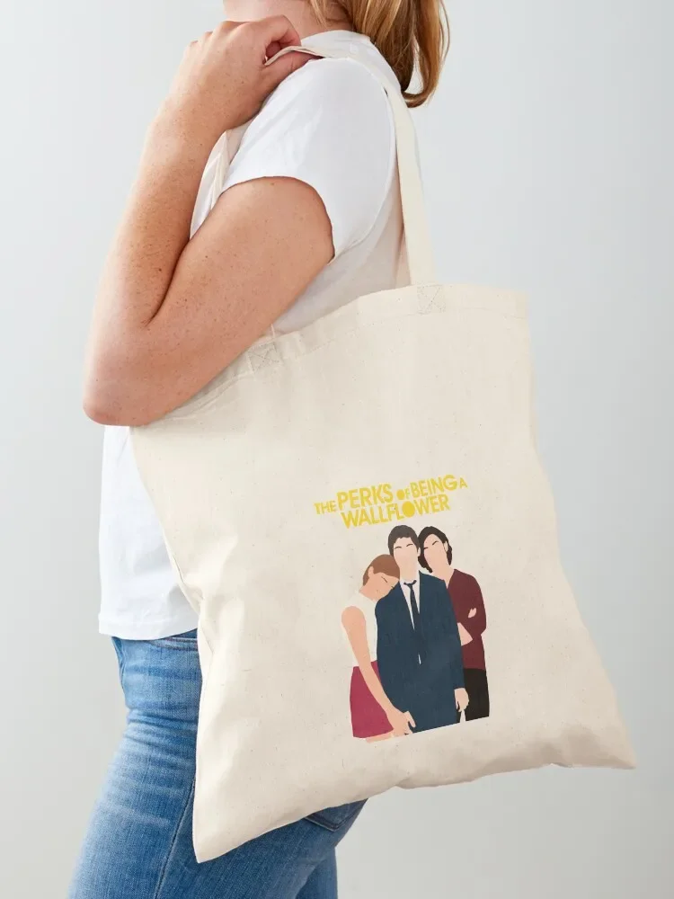 The perks of being a wallflower poster art Tote Bag large tote bag eco pack shopping cart bags