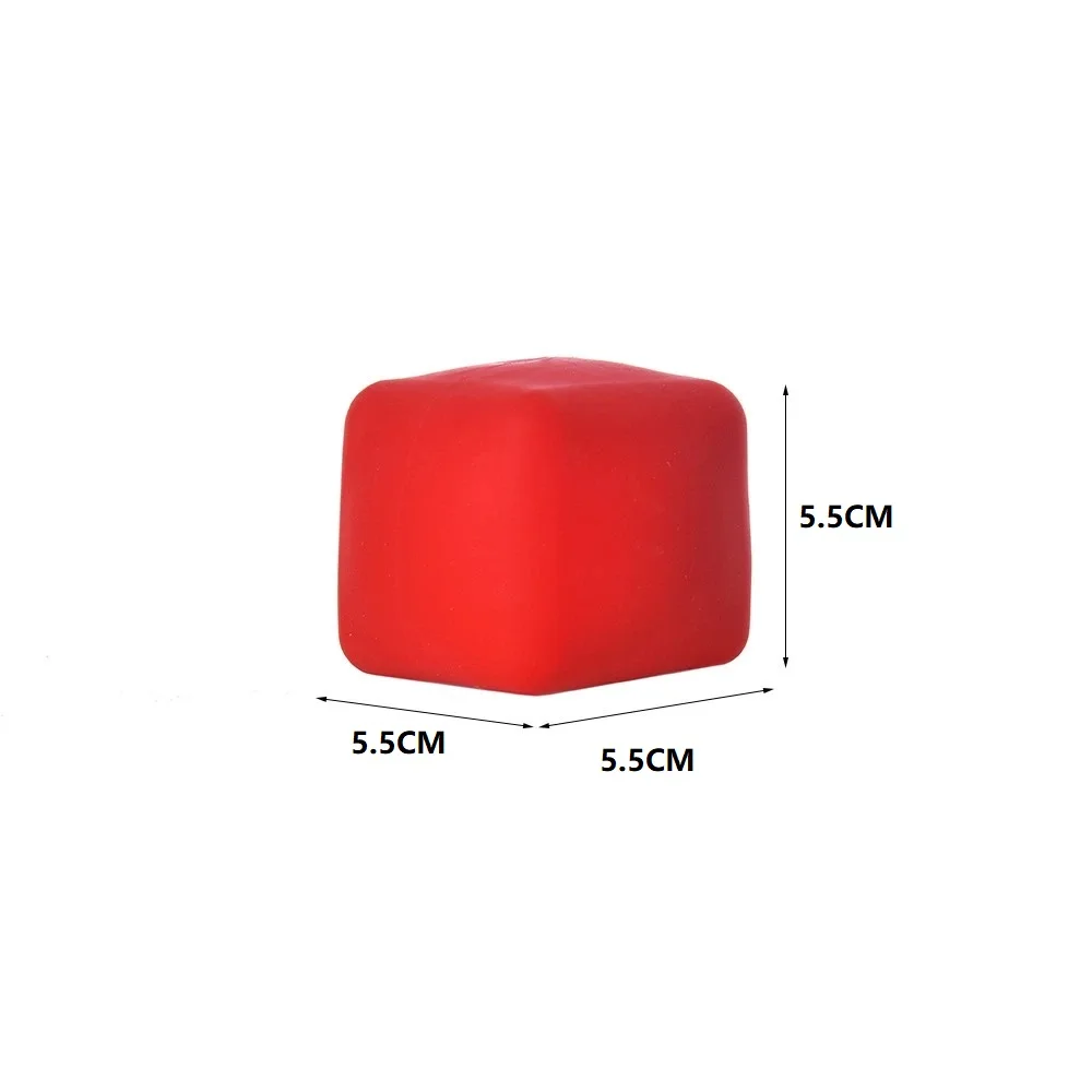 Cute Color Tofu Stress Balls Sensory Toys Stress Relief Fidget Toys Squishy Dough Ball Gifts for Adults Children Best Gift