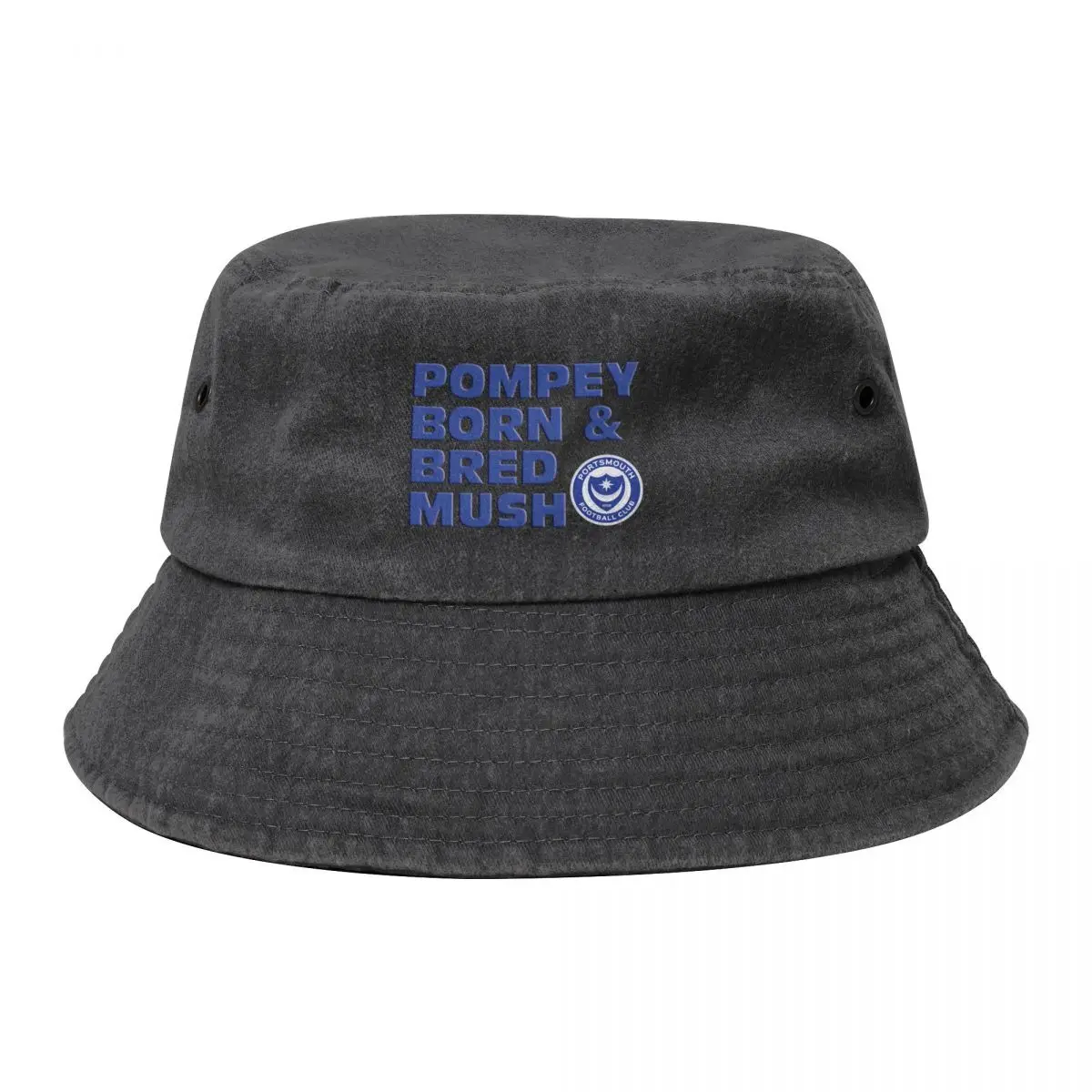 Pompey Born and Bred Mush Bucket Hat party Hat Thermal Visor Women's Hats For The Sun Men's