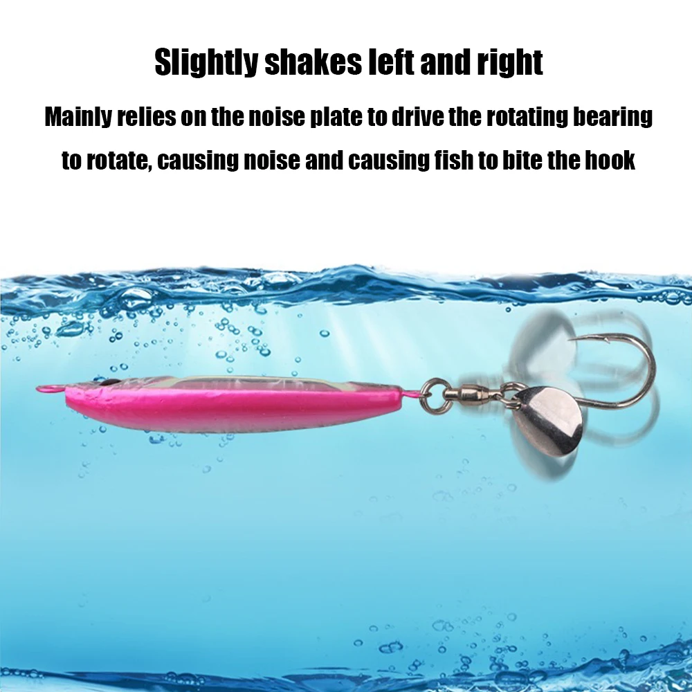 ليلة ضوء سبين الذيل المعادن تهزهز الصيد إغراء 20 جرام 30 جرام 40 جرام 60 جرام 80 جرام سبينر شاد المعادن Vib الصب الشاطئ كرانكبيت البحر باس الطعم