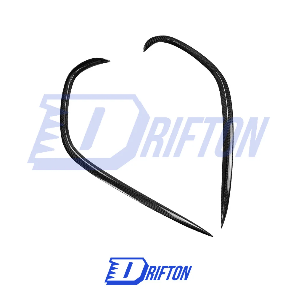 

Dry Carbon Fiber Front Bumper Side Vent Cover For Mclaren GT Body Kit Air Inlet Trim