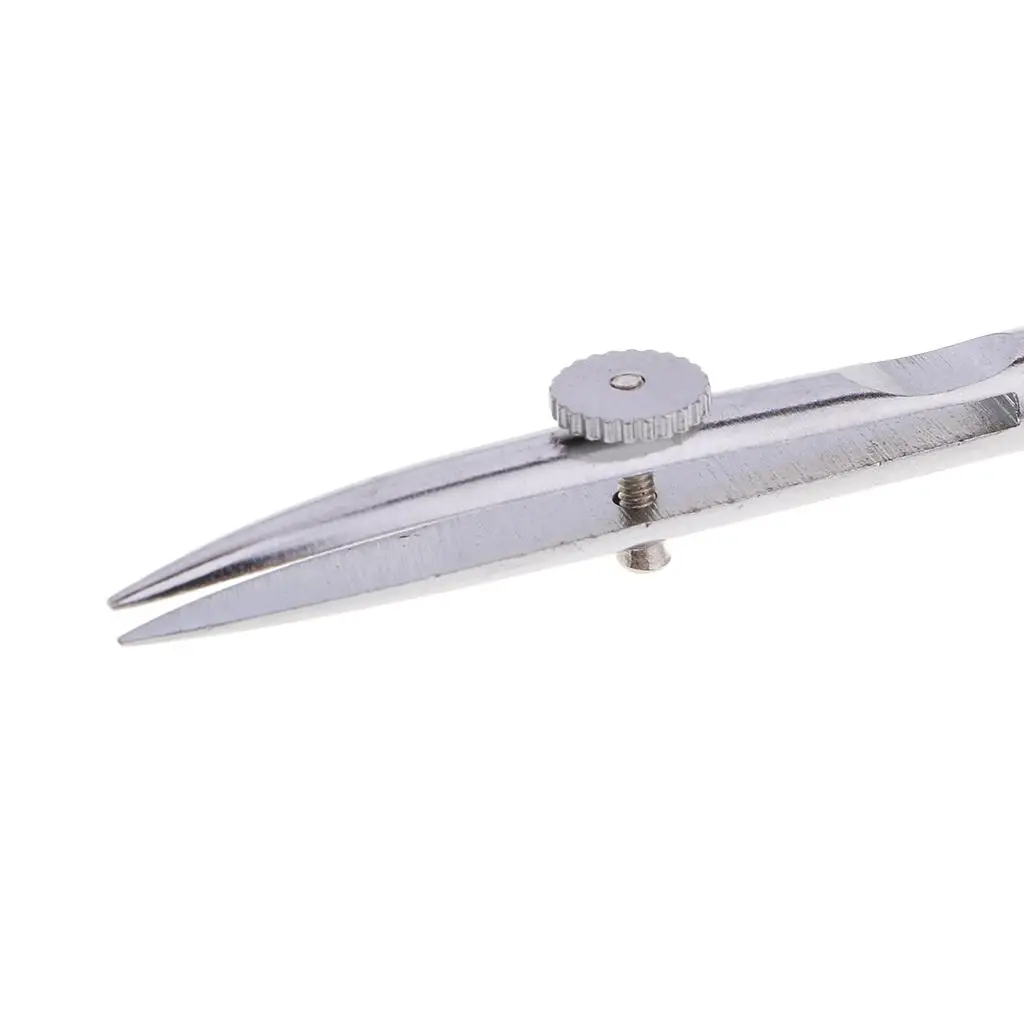 Metal Drawing Pen Adjustable Spring Blade Ruling Pen for Straight Lines in Watercolour Gouache Illustration Comic Backgrounds