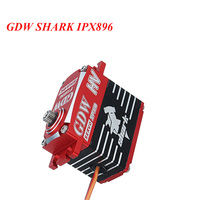 GDW SHARK IPX896 80g 36kg digital steel gears IPX8 grade waterproof servo brushless motor full CNC case for RC cars boats