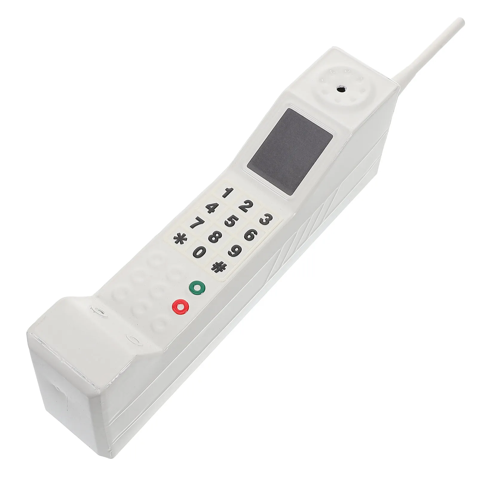 Old Fashioned Phone Prop Realistic Vintage Cell Phone for Theater Sets Retail Displays Home Styling 90S Themed Decor