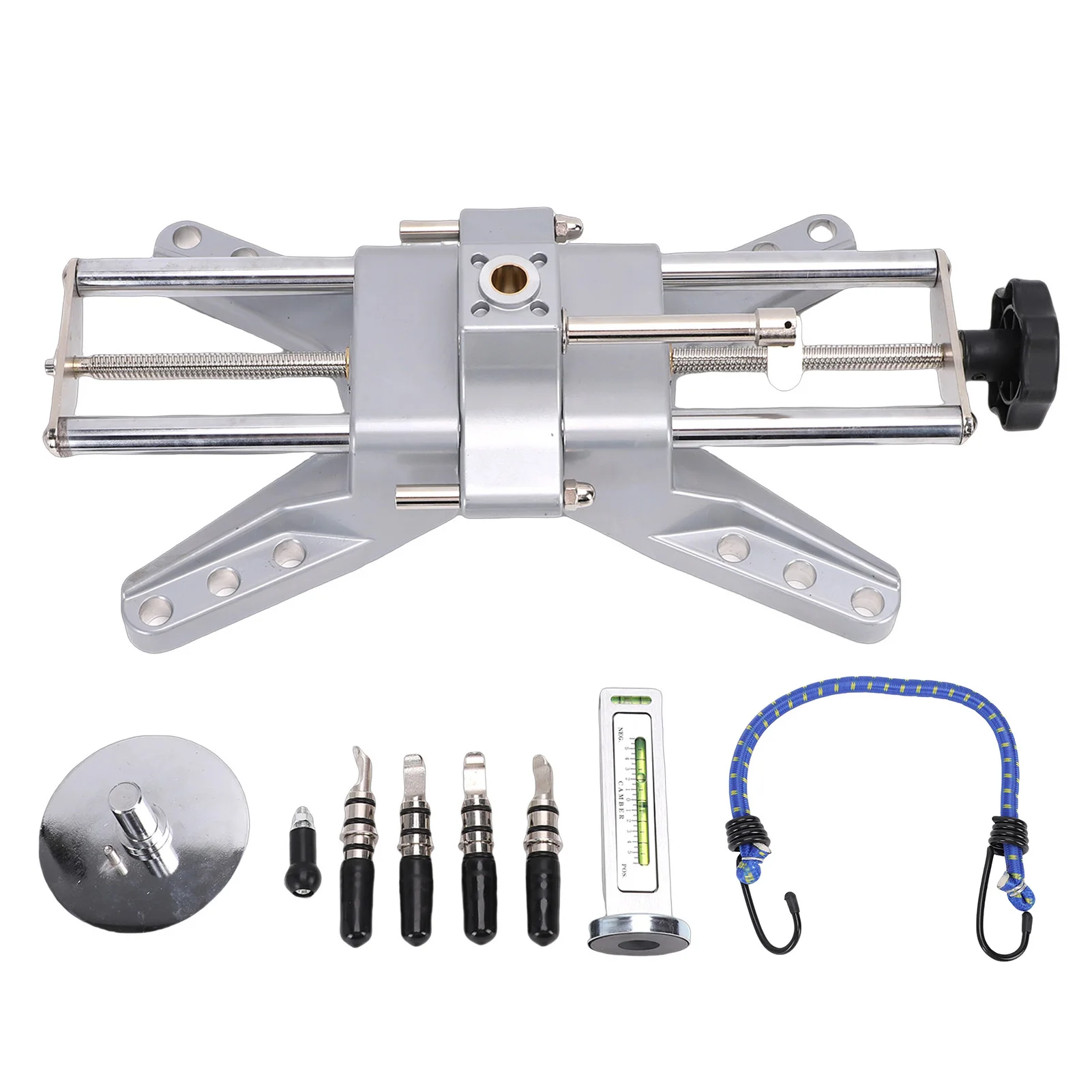 Wheel Clamp and Magnetic Adapter Kit Accurate Stainless Steel Wheel Alignment Clamp Tool Kit for 11-25 Inch Rims