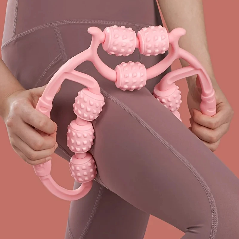 Nine-Roller Circular Leg Clamp Roller, Leg Massager, Muscle Relaxer, Leg Clamp, Home Use Leg Small Equipment