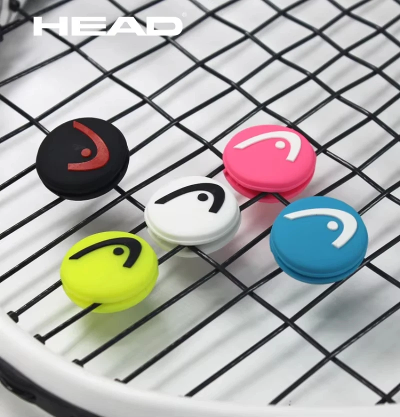 10/2Pcs HEAD Tennis Racquet Vibration Dampeners Silicone Reduce Professional Tennis Racket Accessories Damper Shock Absorber