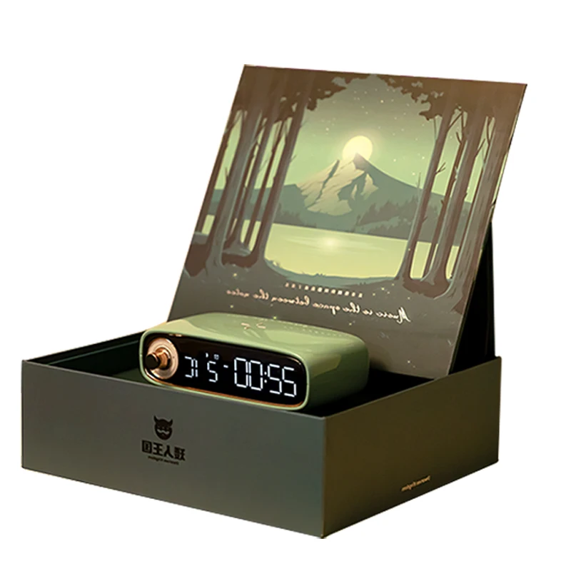 

Multifunctional Speaker Wireless Charging Warm Night Light Clock Alarm Clock