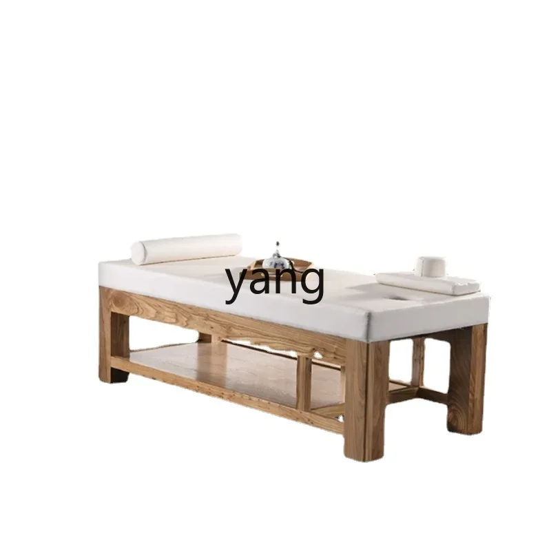 

LTT Solid Wood Facial Bed Massage Couch Thai Spa Bed Beauty Salon Massage Room Dedicated