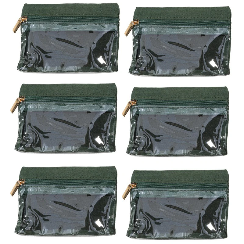Sealed Jewelry Storage Bag Fashionable Simple Necklace Storage Bag Watch Translucent Storage Bag Multi-functional 6PCS