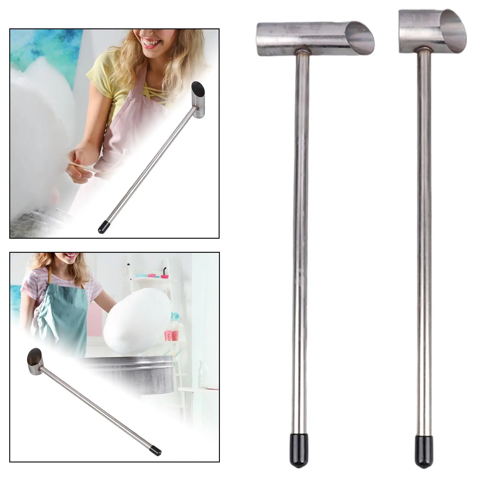 Imagem -04 - Colher de Medição de Açúcar com Punho Longo Teaspoon Profissional Peças de Reposição Acessórios de Cozimento Algodão Doce Fazendo Ferramentas